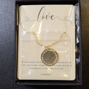 NEW December Birth Flower Bohemian Love Charm Necklace
